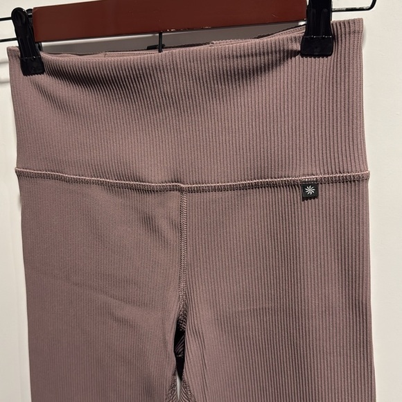 Athleta x Alicia Keys Elation Tights Ribbed Leggings Size Small 7/8 Length EUC - Picture 5 of 10